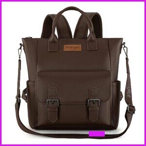 Convertible Backpack Purse Elegant Travel Work Bag Adjustable Crossbody Strap